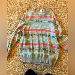 Aztec print  mens sweater